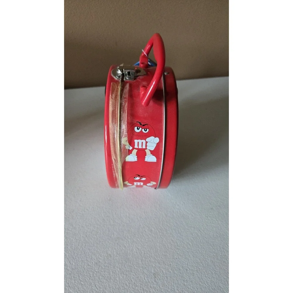 NWT RED M&M Metal Tin Candy Lunch‎ Box 2002 by Mars, Inc. Vintage SEALED!!